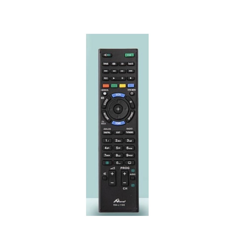 MANDO UNIVERSAL PARA TV SONY RM-L1165 NEGRO