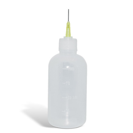 Botella de solvente con punta de agua, liquido de limpieza para soldár ...