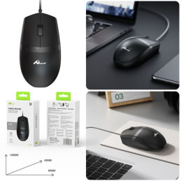 HOME MS-055 Ratón con cable...