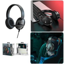 HOME HP-73 Cascos con cable...