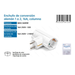 Enchufe de conversión...